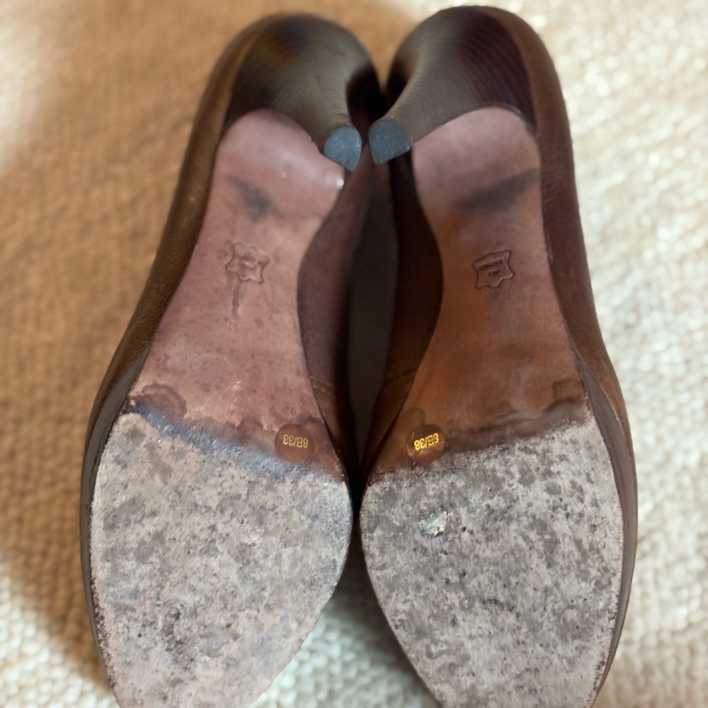 BCBGMaxAzria Brown Booties with Stiletto Design - Picture 7 of 12